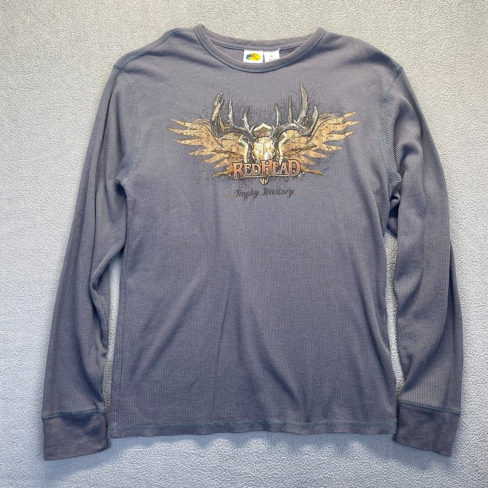 Bass Pro Shops‎  Red Head Sz XL Fishing & Outdoor Gear  Mens Long Sleeve T Shirt